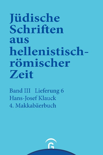 4. Makkabäerbuch - Hans-Josef Klauck