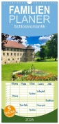 Familienplaner 2026 - Schlossromantik mit 5 Spalten (Wandkalender, 21 x 45 cm) CALVENDO - Klaus-Peter Huschka