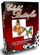 Cover-Bild zum Titel 'Farbige Schmetterlinge Tattoos. Über 100 farbige Schmetterlings Tattoos für Frauen.' von 'Otmar Trierweiler'