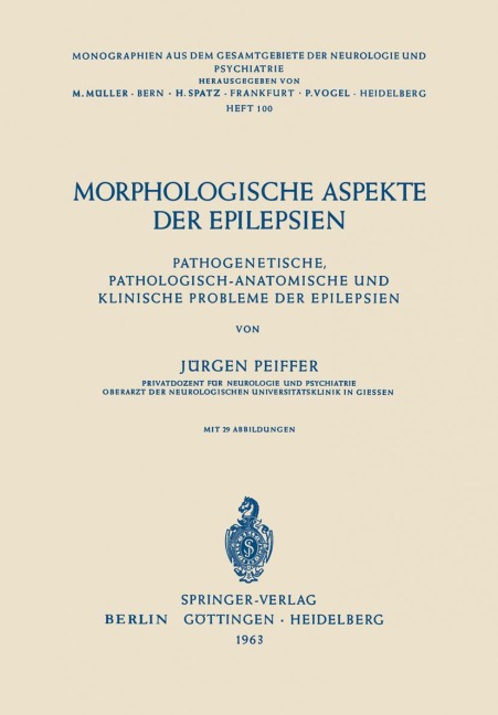 Morphologische Aspekte der Epilepsien - J. Pfeiffer