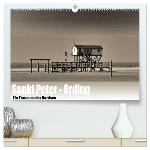 Sankt Peter-Ording. Ein Traum an der Nordsee (hochwertiger Premium Wandkalender 2025 DIN A2 quer), Kunstdruck in Hochglanz - Guido Wulf