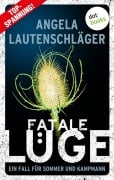 Cover-Bild zum Titel 'Fatale Lüge' von 'Angela Lautenschläger'