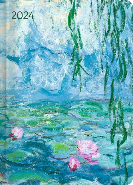 Ladytimer Monet 2024 - Taschenkalender A6 (10,7x15,2 cm) - Weekly - 192 Seiten - Notiz-Buch - Termin-Planer - Alpha Edition - 