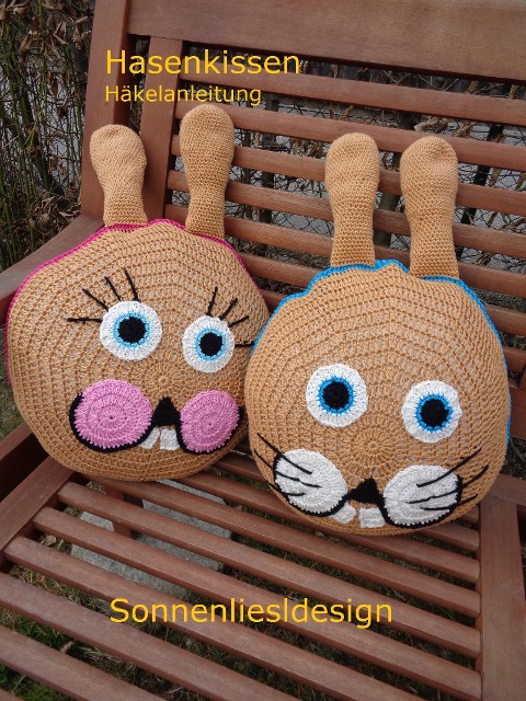 Hasenkissen - Liesl Sonnenliesldesign, Liesl Lackner