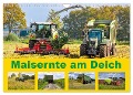 Maisernte am Deich (Wandkalender 2025 DIN A4 quer), CALVENDO Monatskalender - Andreas Jannusch