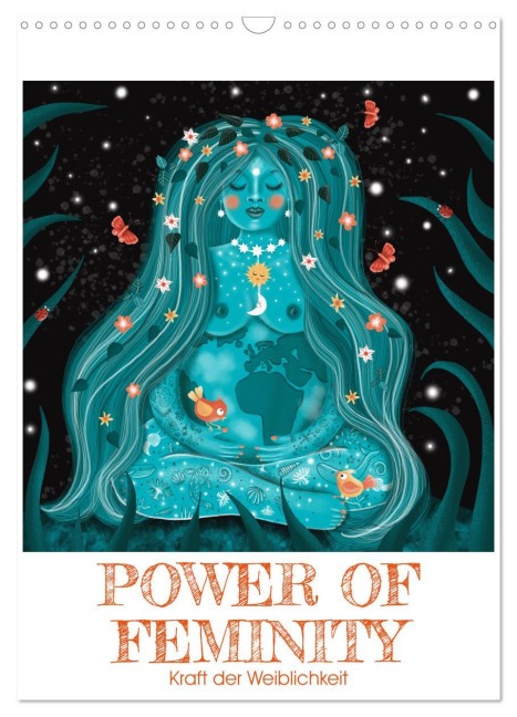 POWER OF FEMINITY - Kraft der Weiblichkeit (Wandkalender 2026 DIN A3 hoch), CALVENDO Monatskalender - Danja Krampikowski