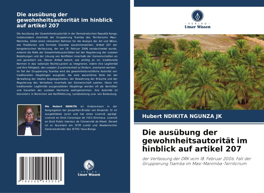 Die ausübung der gewohnheitsautorität im hinblick auf artikel 207 - Hubert Ndikita Ngunza Jk