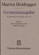 Gesamtausgabe Abt. 2 Vorlesungen Bd. 24. Die Grundprobleme der Phänomenologie - Martin Heidegger