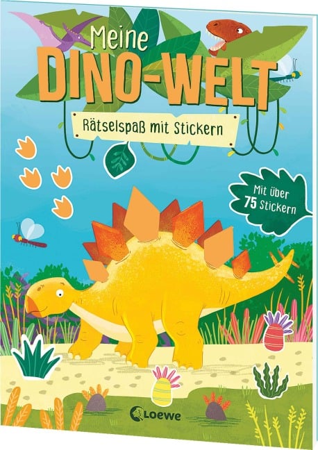 Meine Dino-Welt - Rätselspaß mit Stickern - 