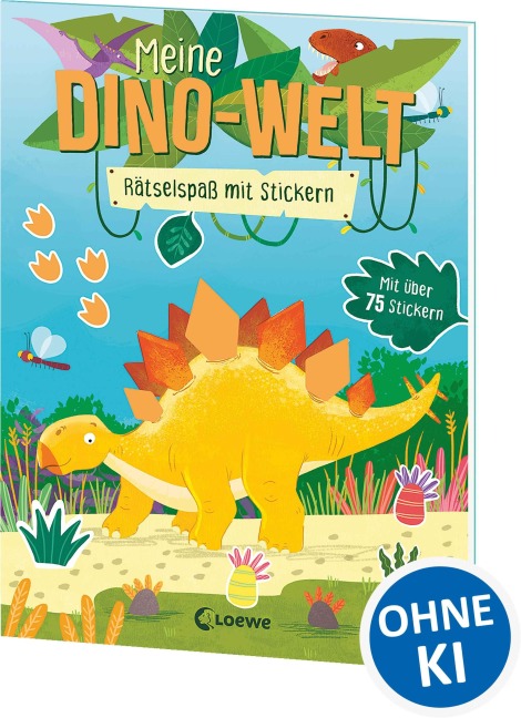 Meine Dino-Welt - Rätselspaß mit Stickern - 