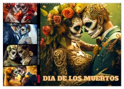 Cover-Bild zum Titel 'Dia de los Muertos - Feier des Lebens und des Todes (Wandkalender 2025 DIN A2 quer), CALVENDO Monatskalender' von 'Dirk Meutzner'