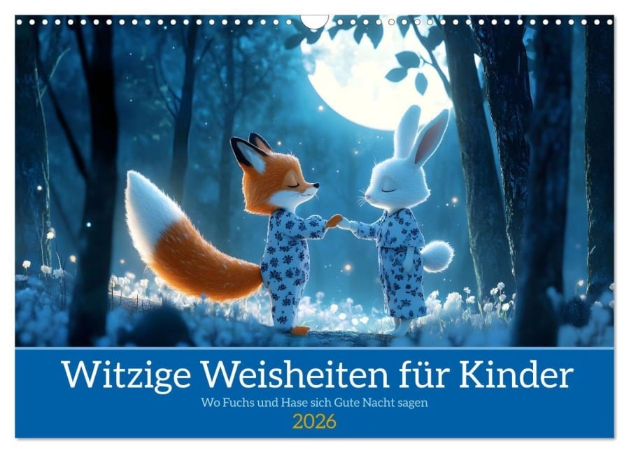 Witzige Weisheiten für Kinder (Wandkalender 2026 DIN A3 quer), CALVENDO Monatskalender - Daniela Tapper