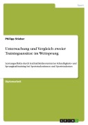 Untersuchung und Vergleich zweier Trainingsansätze im Weitsprung - Philipp Stieber