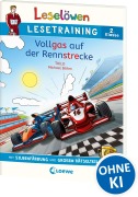 Cover-Bild zum Titel 'Leselöwen Lesetraining 2. Klasse - Vollgas auf der Rennstrecke' von 'THiLO'