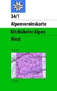 Cover-Bild zum Titel 'Kitzbühler Alpen West Skiausgabe' von ''