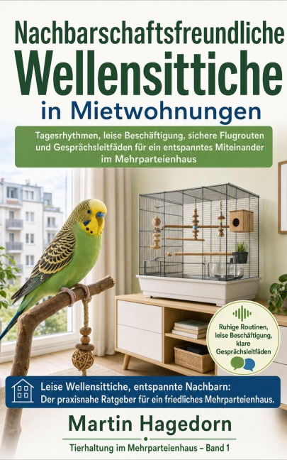 Nachbarschaftsfreundliche Wellensittiche in Mietwohnungen - Martin Hagedorn