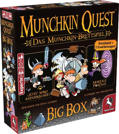 Munchkin Quest: Das Brettspiel, 2. Edition - 