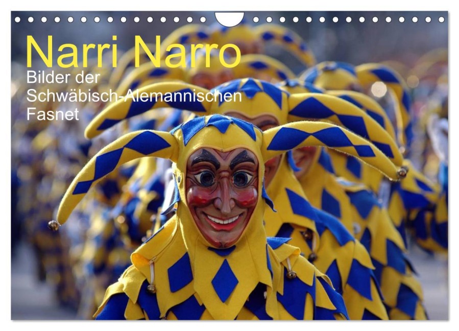 Narri Narro (Wandkalender 2026 DIN A4 quer), CALVENDO Monatskalender - 