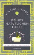 Cover-Bild zum Titel 'Keines natürlichen Todes' von 'Dorothy L. Sayers'