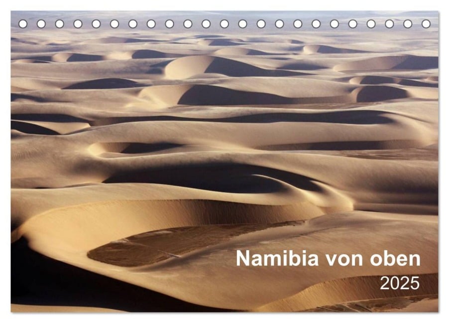 Namibia von oben (Tischkalender 2025 DIN A5 quer), CALVENDO Monatskalender - Nicola Furkert