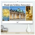 Rund um Schloss Sanssouci (hochwertiger Premium Wandkalender 2025 DIN A2 quer), Kunstdruck in Hochglanz - Gisela Kruse