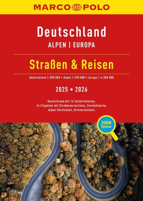 MARCO POLO Straßen & Reisen 2025/2026 Deutschland 1:300.000 - Marco Polo Verlag
