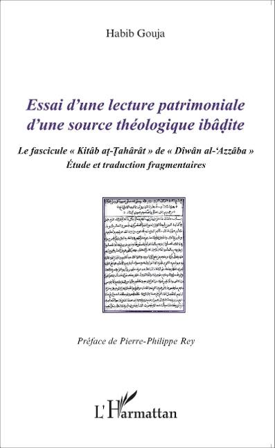 Essai d'une lecture patrimoniale d'une source théologique ibâdite - Gouja