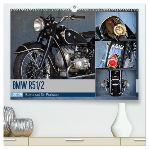 BMW R 51/2 (hochwertiger Premium Wandkalender 2025 DIN A2 quer), Kunstdruck in Hochglanz - Ingo Laue