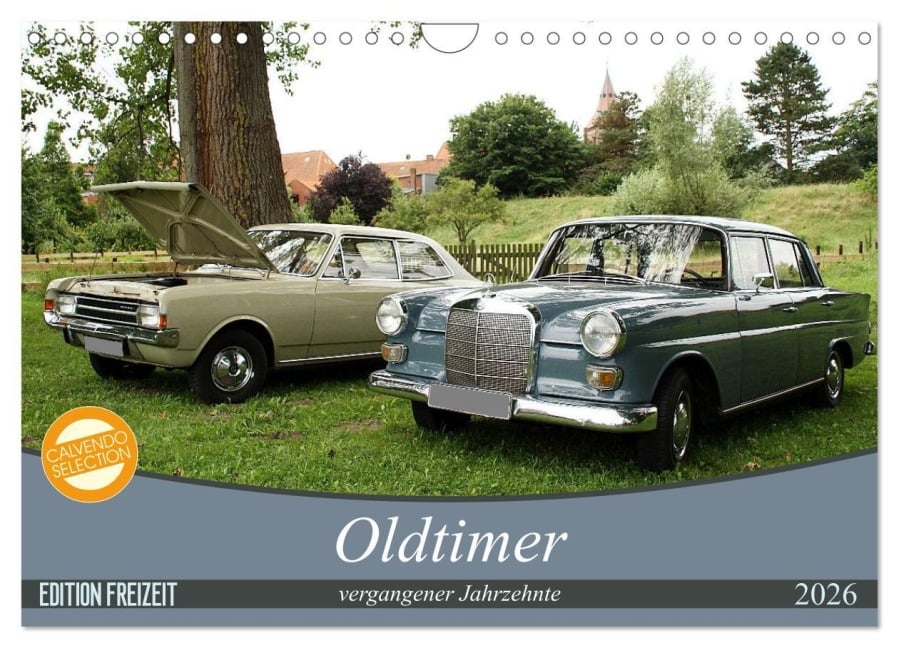 Oldtimer vergangenger Jahrzehnte (Wandkalender 2026 DIN A4 quer), CALVENDO Monatskalender - Anja Bagunk