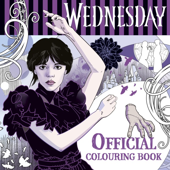 Wednesday: Official Colouring Book - 