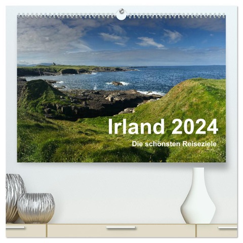 Irland 2024 - Die schönsten Reiseziele (hochwertiger Premium Wandkalender 2024 DIN A2 quer), Kunstdruck in Hochglanz - Frank Zimmermann