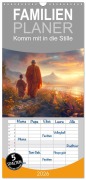 Cover-Bild zum Titel 'Familienplaner 2026 - Komm mit in die Stille mit 5 Spalten (Wandkalender, 21 x 45 cm) CALVENDO' von 'Kerstin Waurick'