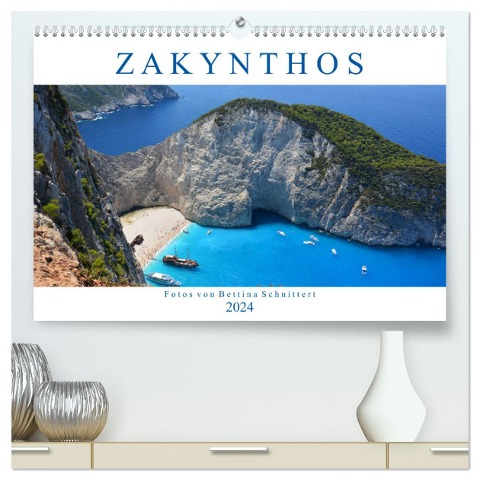 Zakynthos 2024 (hochwertiger Premium Wandkalender 2024 DIN A2 quer), Kunstdruck in Hochglanz - Bettina Schnittert