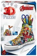 Cover-Bild zum Titel 'Ravensburger 3D Puzzle 12113 - Sneaker Avengers - 108 Teile - praktischer Stiftehalter im Marvel Avengers Design ab 8 Jahren' von ''