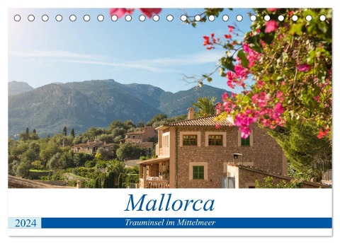 Mallorca - Trauminsel im Mittelmeer (Tischkalender 2024 DIN A5 quer), CALVENDO Monatskalender - Kerstin Waurick