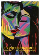 Cover-Bild zum Titel 'EXPRESSIONISMUS Neu Erleben Ein KI-Kunstkalender (Wandkalender 2026 DIN A2 hoch), CALVENDO Monatskalender' von 'Frank Daske'