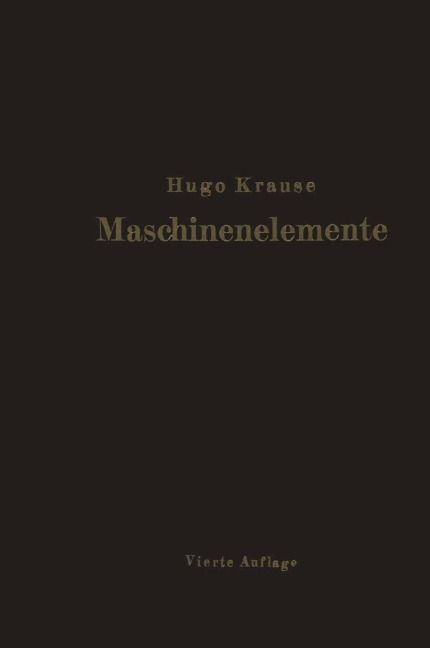 Maschinenelemente - Hugo Krause