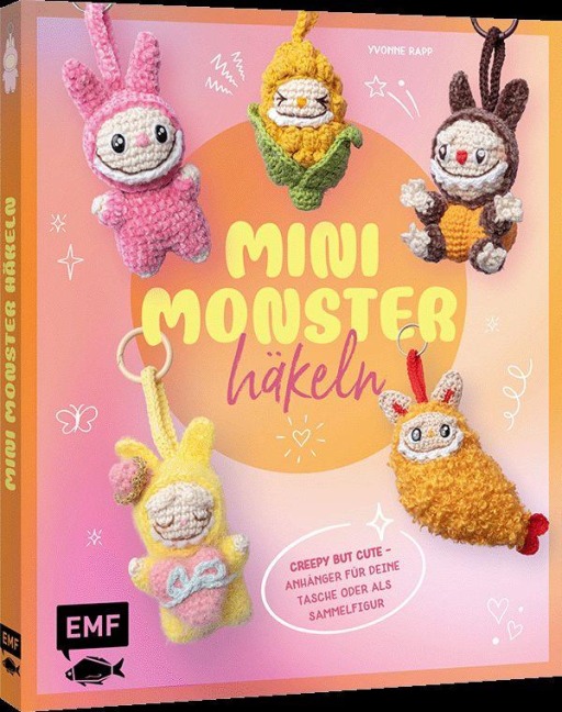Schlüsselanhänger häkeln: Mini-Monster für Labubu-Fans - Yvonne Rapp