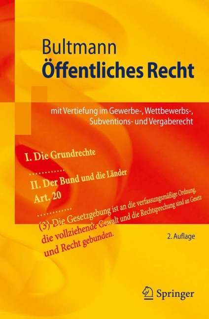Öffentliches Recht - Peter Friedrich Bultmann