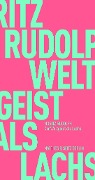 Cover-Bild zum Titel 'Der Weltgeist als Lachs' von 'Moritz Rudolph'
