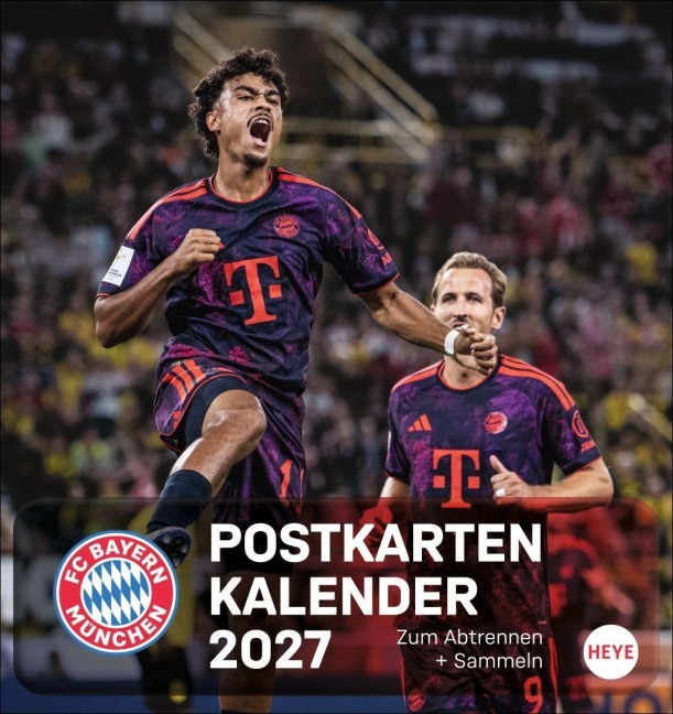 FC Bayern München Postkartenkalender 2027 - 