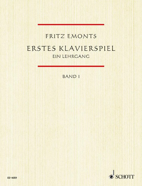 Erstes Klavierspiel - Fritz Emonts