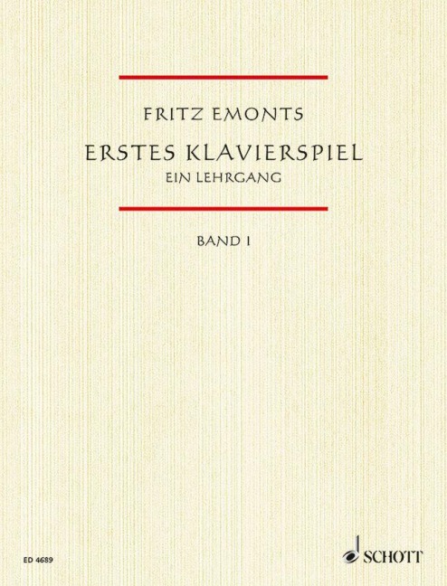 Erstes Klavierspiel - Fritz Emonts