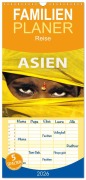 Familienplaner 2026 - Asien - Kontinent der Farben mit 5 Spalten (Wandkalender, 21 x 45 cm) CALVENDO - Mario Weigt