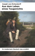 Cover-Bild zum Titel 'Aus dem Leben eines Taugenichts: In modernem Deutsch neu erzählt' von 'Joseph Von Eichendorff'