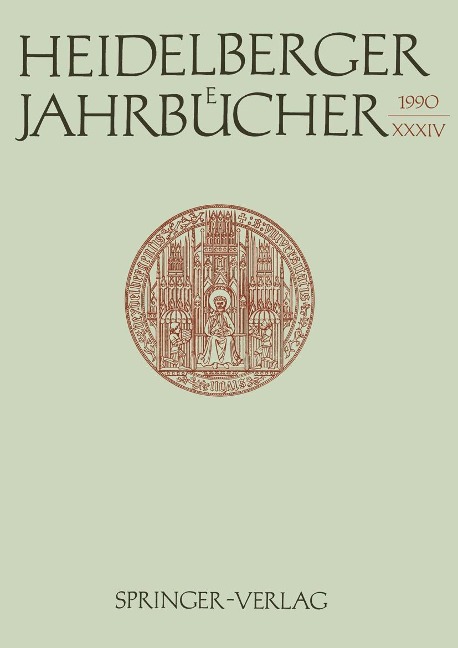 Heidelberger Jahrbücher - Reiner Wiehl