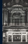 Cover-Bild zum Titel 'Registre de La Grange (1658-1685)' von ''
