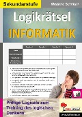 Cover-Bild zum Titel 'Logikrätsel Informatik' von 'Melanie Schnurr'