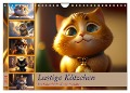 Lustige Kätzchen (Wandkalender 2024 DIN A4 quer), CALVENDO Monatskalender - Dirk Meutzner