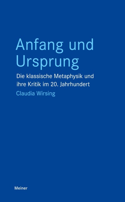 Anfang und Ursprung - Claudia Wirsing